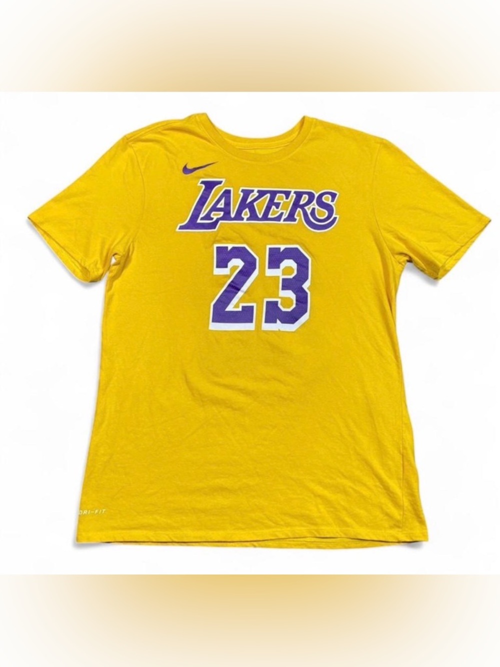 LeBron James #23 Los Angeles Lakers Nike Dri-FIT Shirsey – Size Medium